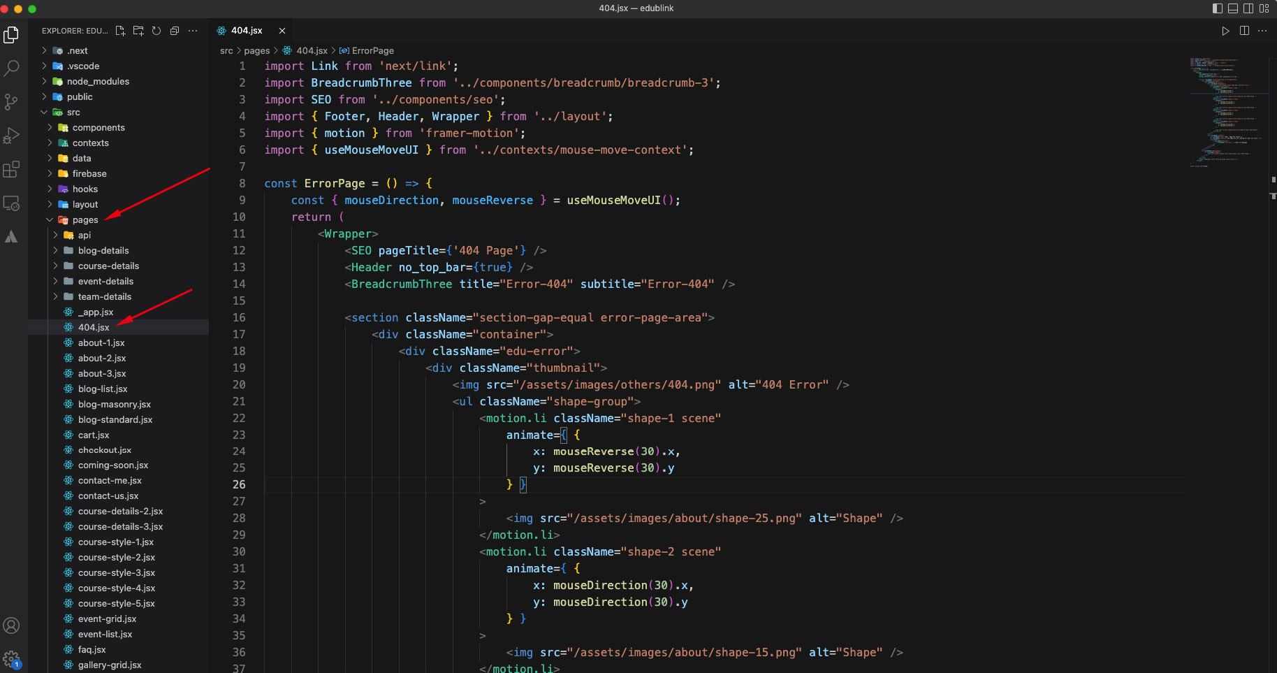 EduBlink - Online Learning React Education Template